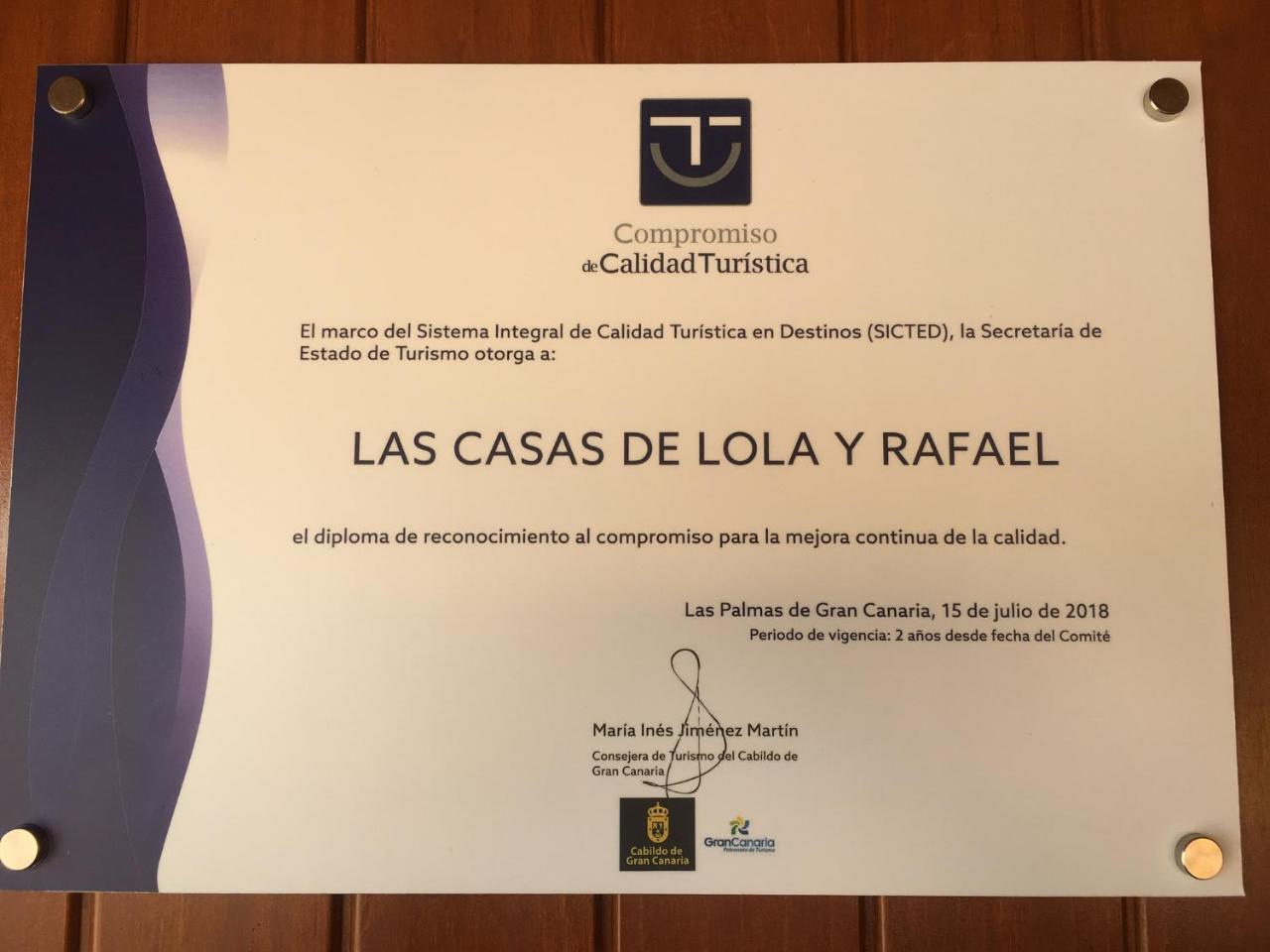 Casas Lola y Rafael B Guest House Moya  Екстериор снимка